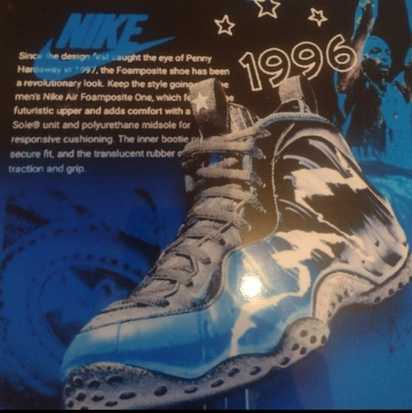 BRAND NEW! PENNY HARDAWAY 1996 BASKETBALL SHOES 8.5x11 ULTRA GLOSSY ART POSTER! - Picture 7 of 9